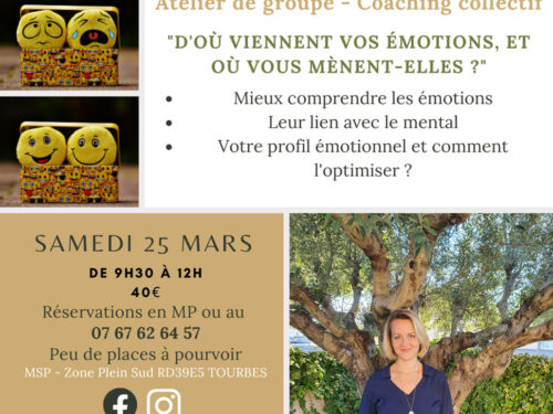 Atelier de coaching collectif – Les &eacute;motions