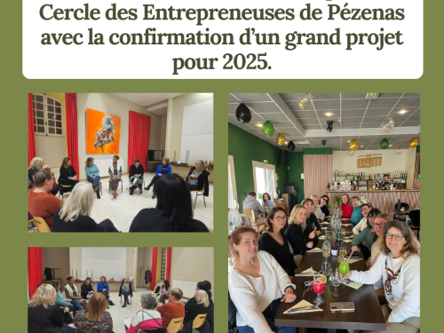 En 2025, les projets de mettent en place gr&acirc;ce au Cercle des Entrepreneuses